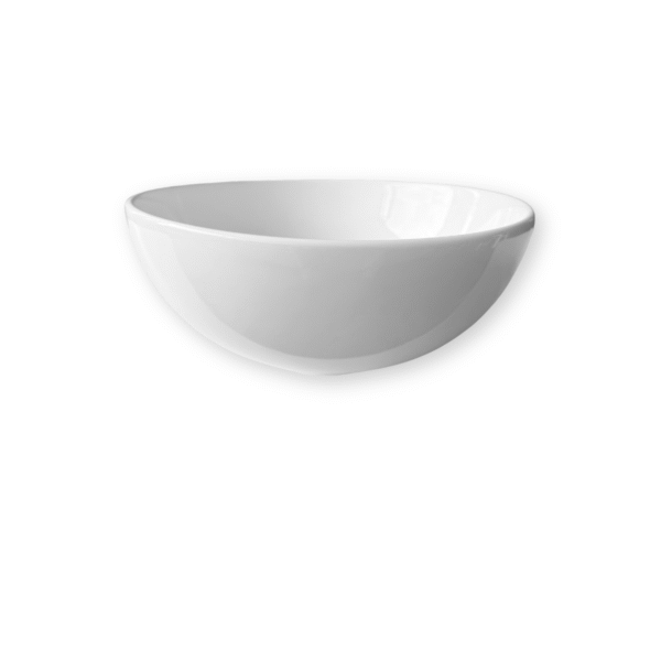 Lavamanos Redondo Alto Blanco en Cerámica – Diseño Moderno - Image 2